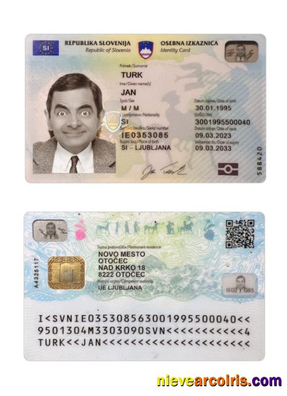 Slovenia ID card 2023-present